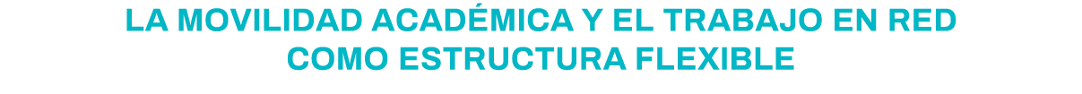 La Movilidad Académica y el trabajo en red como estructura flexible