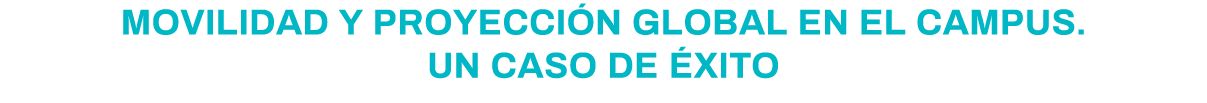 Movilidad y proyección global en el campus  Un caso de éxito
