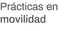 Prácticas en movilidad