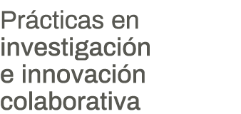 Prácticas en investigación e innovación colaborativa