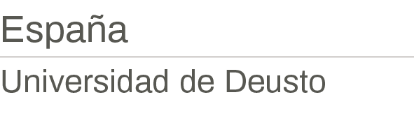 España Universidad de Deusto 